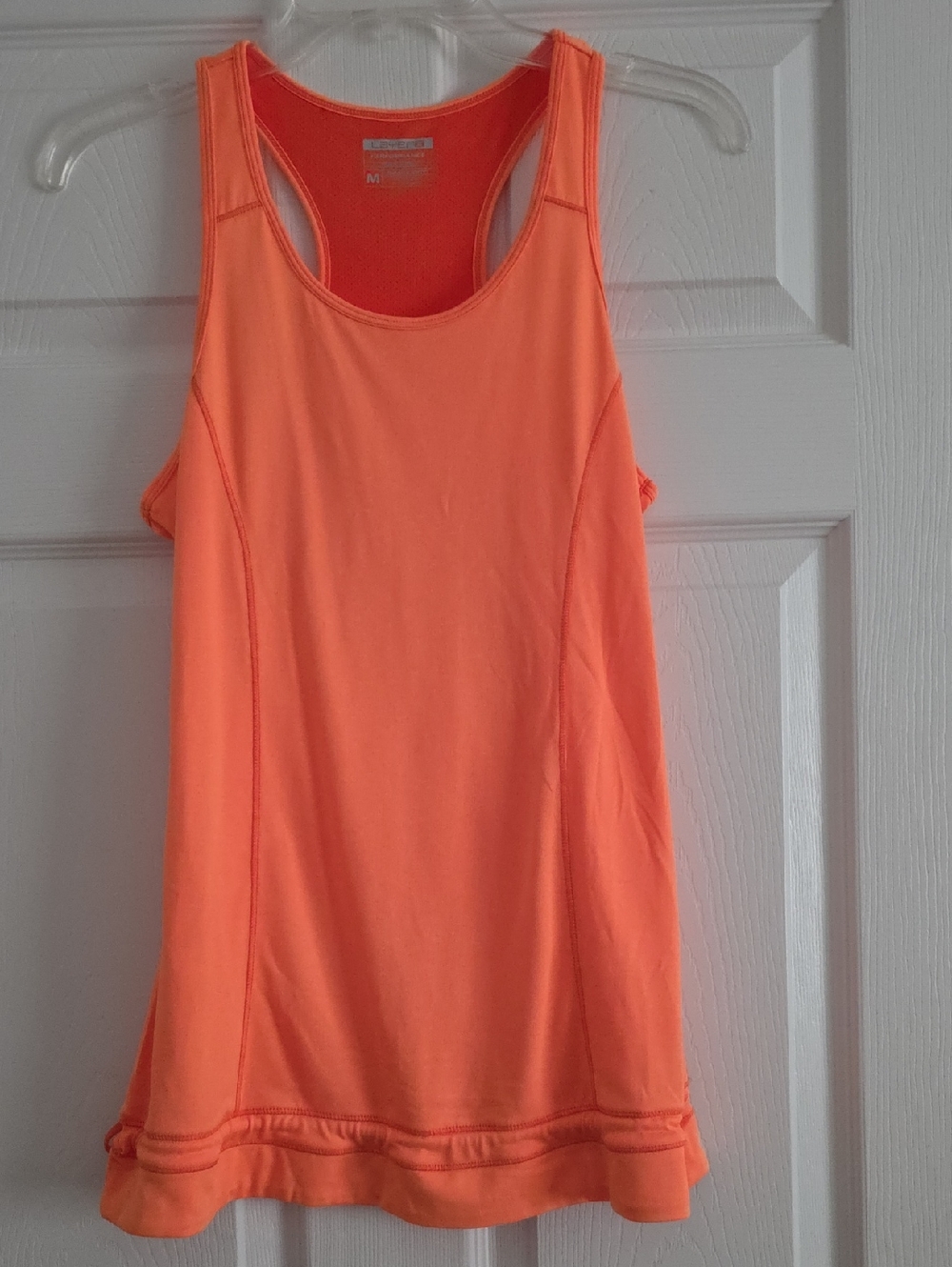 Layer 8 Neon Orange Racerback Tank